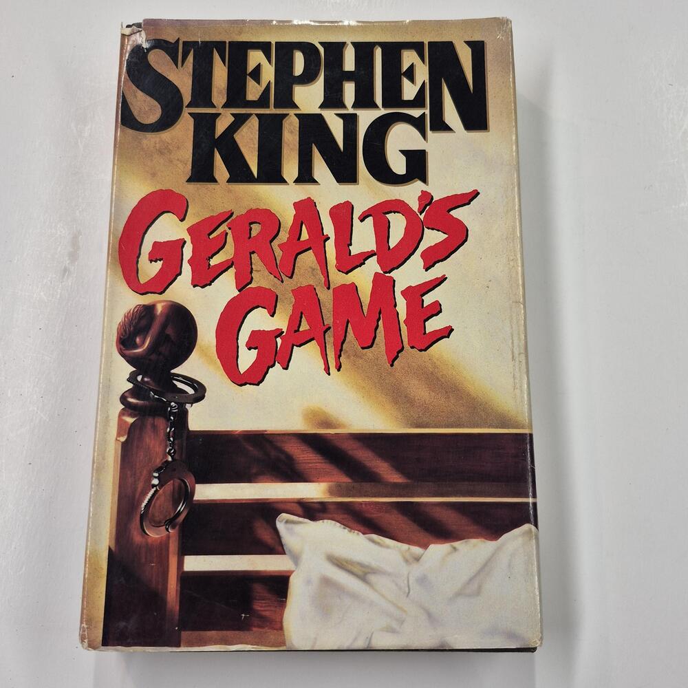 Vintage 1992 Stephen King Gerald's Game Hardcover Book Dust Jacket Viking Horror